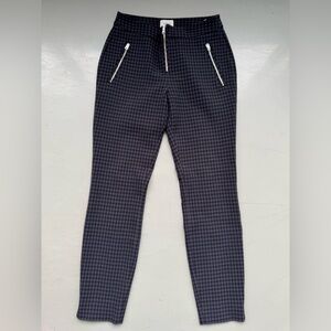 Aritzia Wilfred Checkered Pants with Zipper